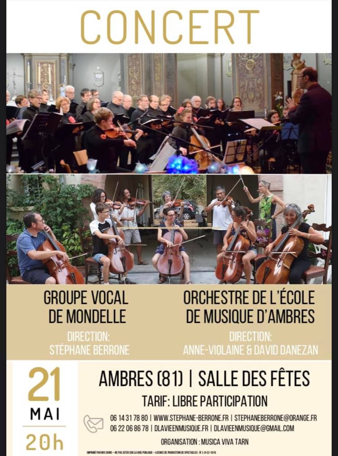 You are currently viewing Concert de l’orchestre des élèves 21 mai 2022